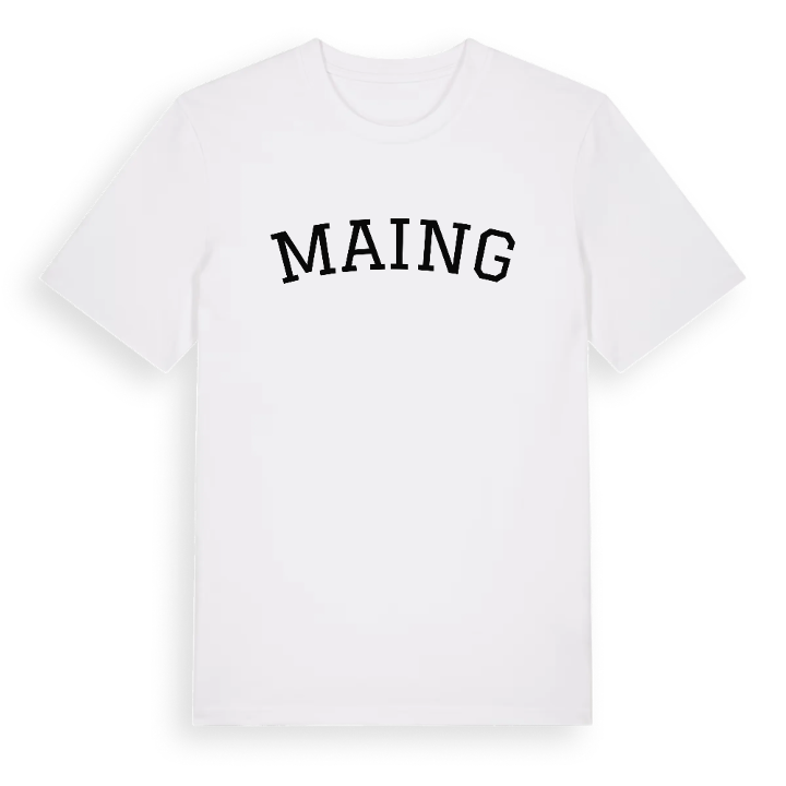 Maing böjd t-shirt – t-shirt från PinShirt