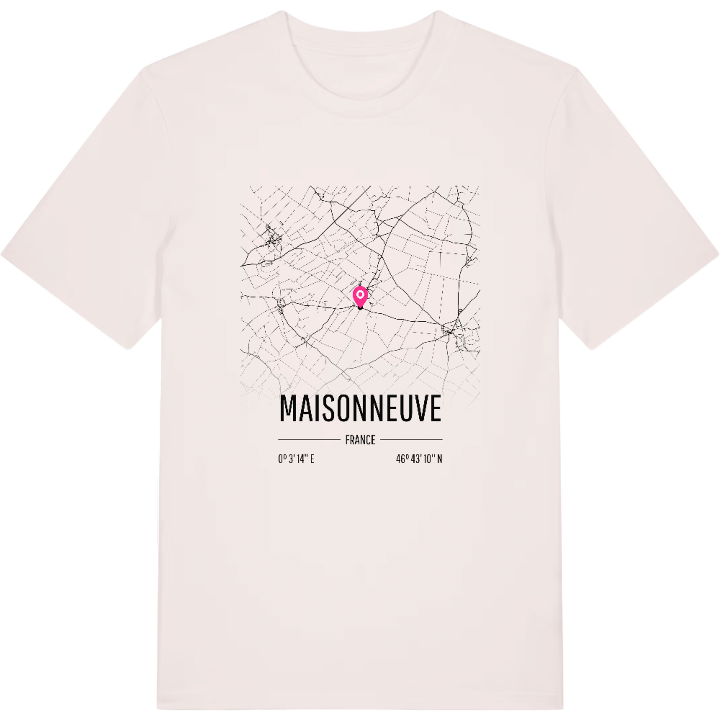 Maisonneuve karta t-shirt – t-shirt från PinShirt