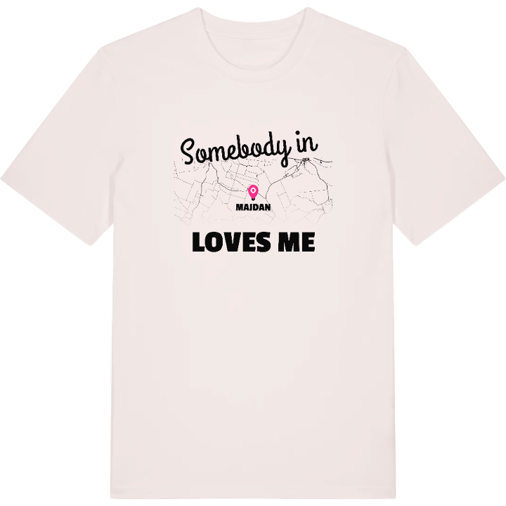 Någon i Majdan älskar mig t-shirt – t-shirt från PinShirt