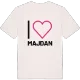 Jag älskar Majdan t-shirt stort tryck