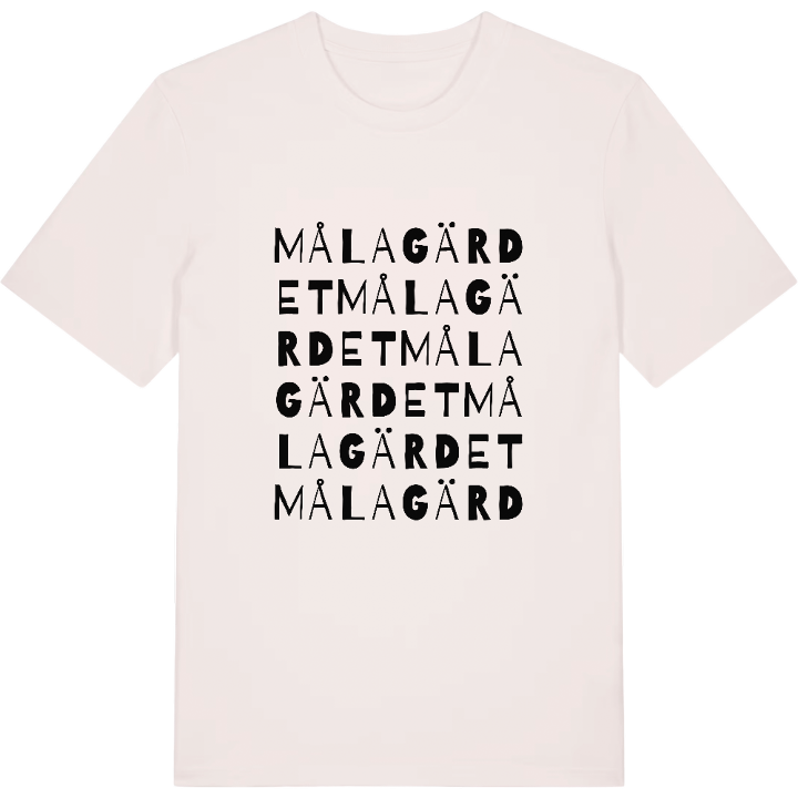 Målagärdet ordlek t-shirt – t-shirt från PinShirt