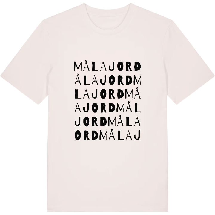 Målajord ordlek t-shirt – t-shirt från PinShirt
