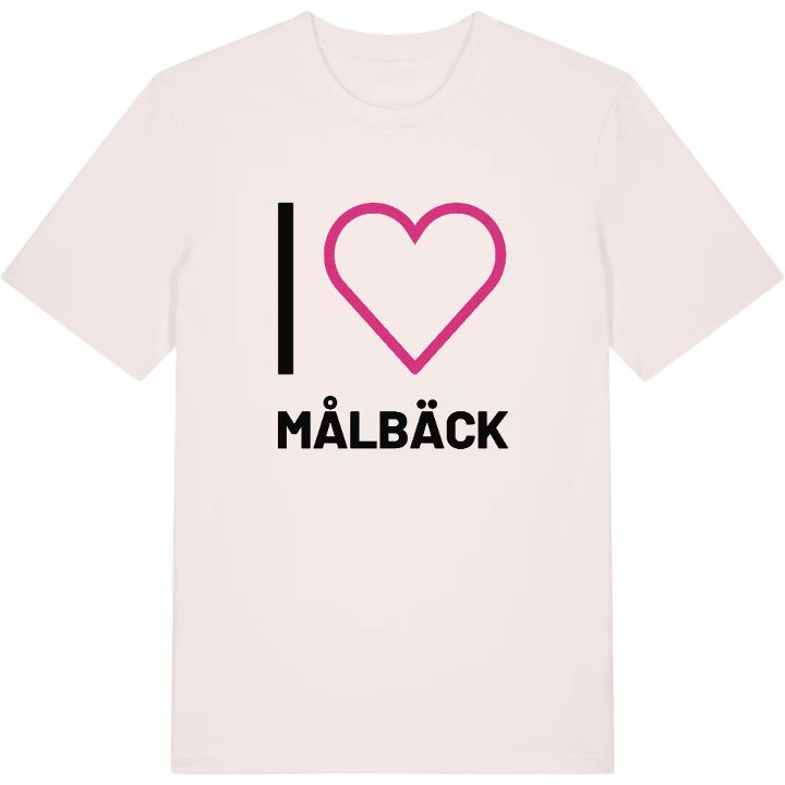 Jag älskar Målbäck t-shirt stort tryck – t-shirt från PinShirt
