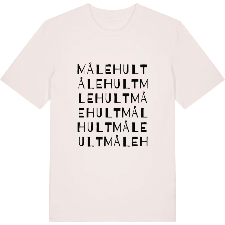 Målehult ordlek t-shirt – t-shirt från PinShirt