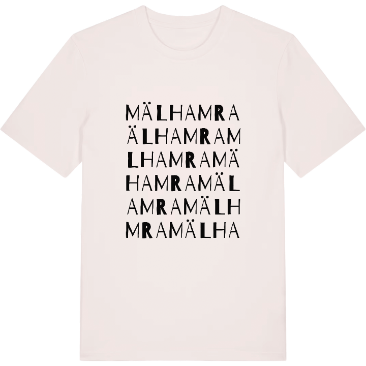 Mälhamra ordlek t-shirt – t-shirt från PinShirt