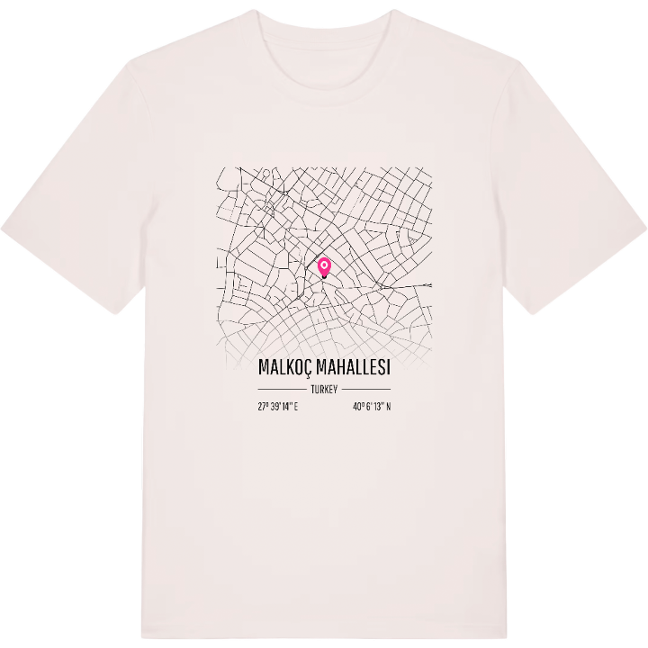 Malkoç Mahallesi karta t-shirt – t-shirt från PinShirt