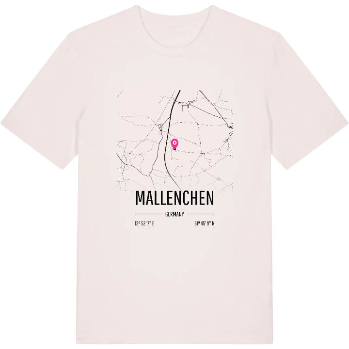 Mallenchen karta t-shirt – t-shirt från PinShirt