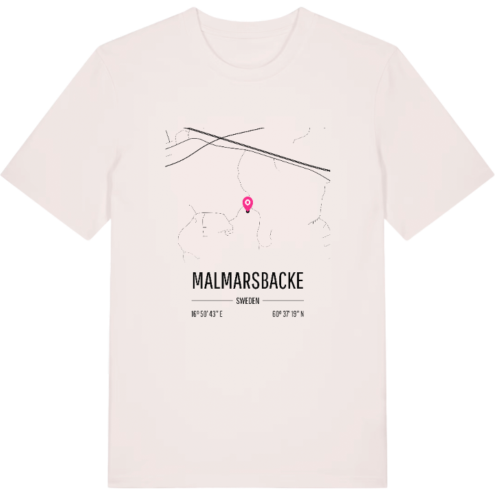 Malmarsbacke karta t-shirt – t-shirt från PinShirt