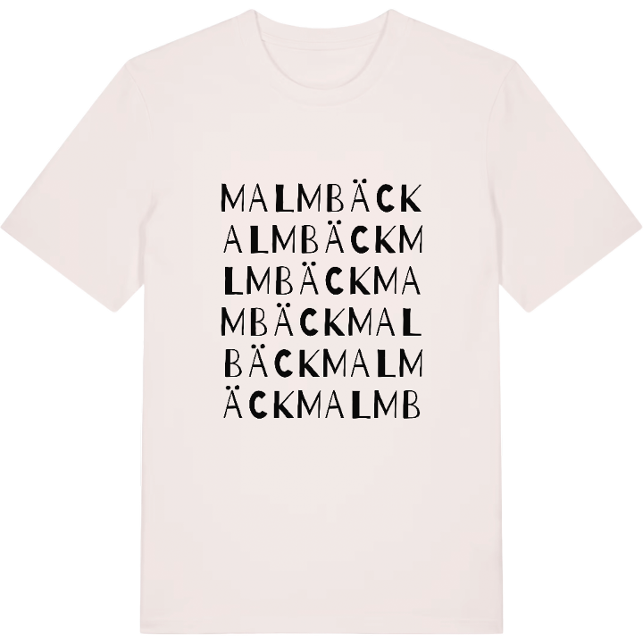Malmbäck ordlek t-shirt – t-shirt från PinShirt