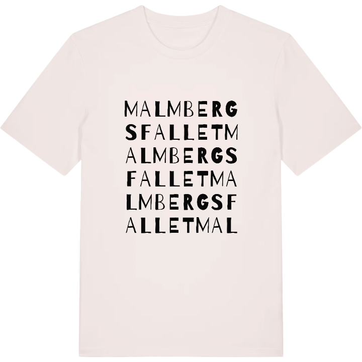 Malmbergsfallet ordlek t-shirt – t-shirt från PinShirt
