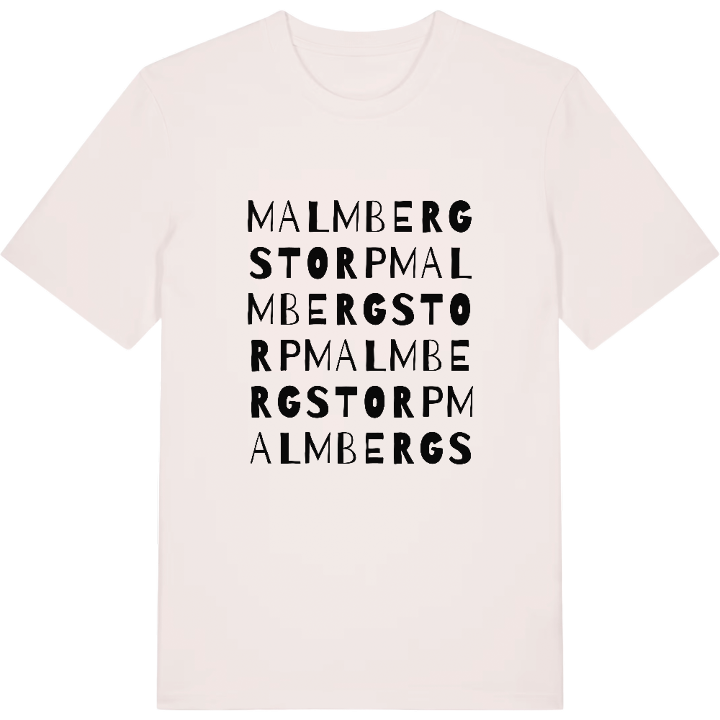 Malmbergstorp ordlek t-shirt – t-shirt från PinShirt