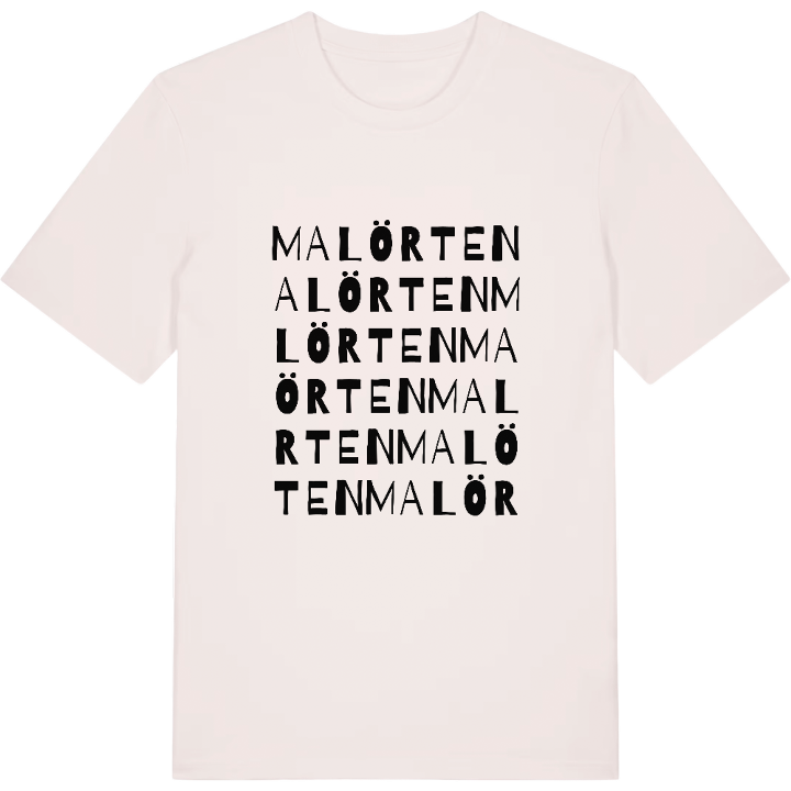 Malörten ordlek t-shirt – t-shirt från PinShirt