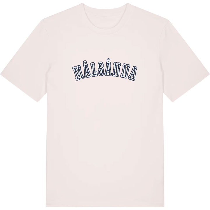 Målsånna college t-shirt – t-shirt från PinShirt