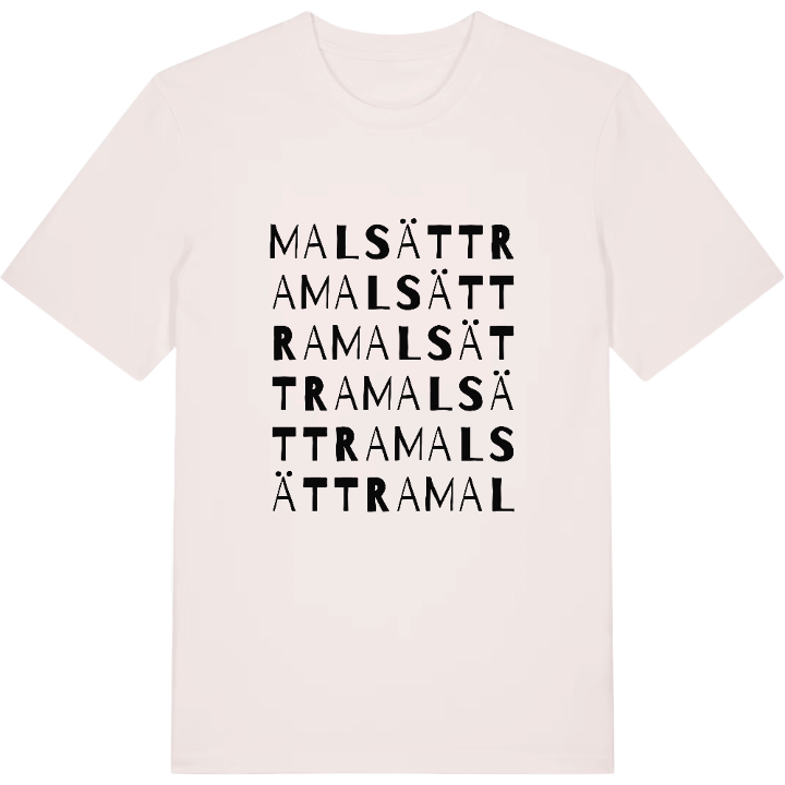 Malsättra ordlek t-shirt – t-shirt från PinShirt