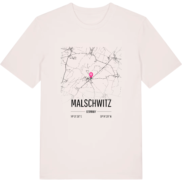 Malschwitz karta t-shirt – t-shirt från PinShirt