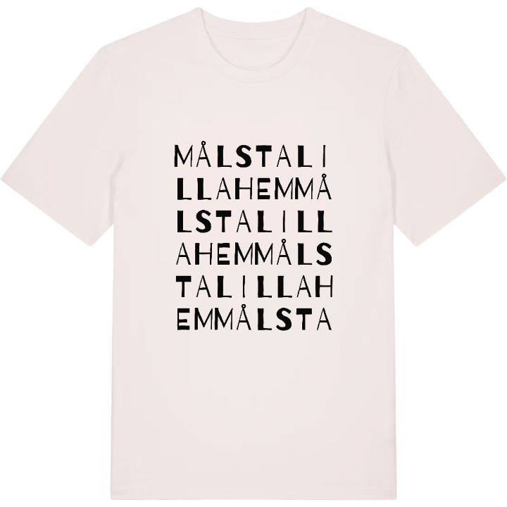 Målsta lilla hem ordlek t-shirt – t-shirt från PinShirt