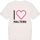 Jag älskar Malters t-shirt stort tryck