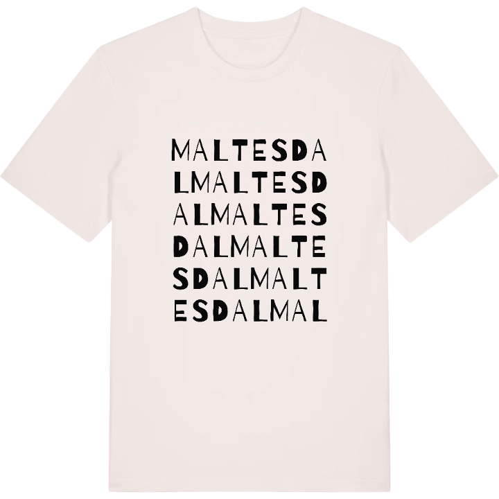 Maltesdal ordlek t-shirt – t-shirt från PinShirt