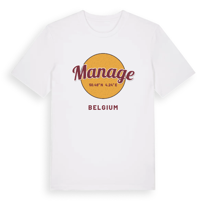 Manage cirkel t-shirt – t-shirt från PinShirt
