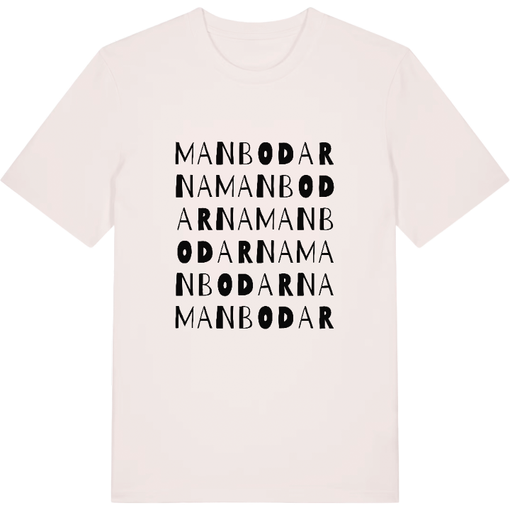 Manbodarna ordlek t-shirt – t-shirt från PinShirt