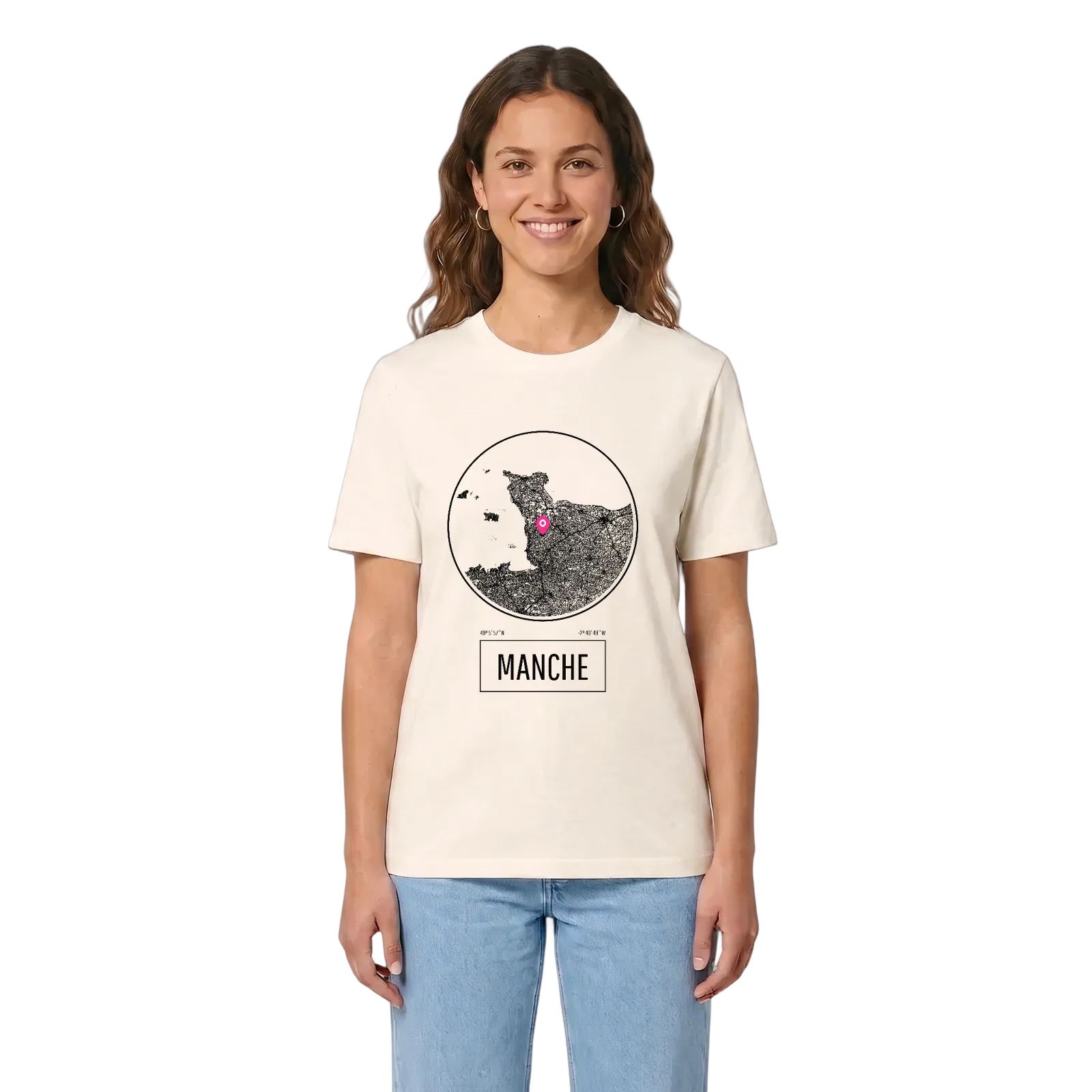 Manche t-shirt – Vintage White, i miljö