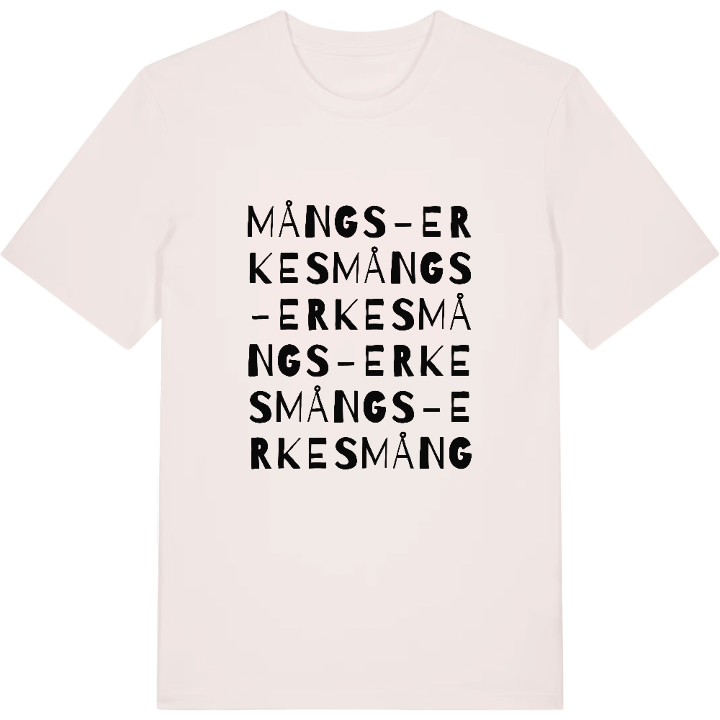 Mångs-Erkes ordlek t-shirt – t-shirt från PinShirt