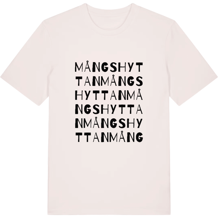 Mångshyttan ordlek t-shirt – t-shirt från PinShirt