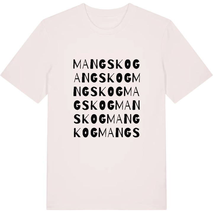 Mangskog ordlek t-shirt – t-shirt från PinShirt