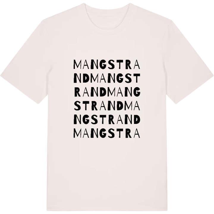 Mangstrand ordlek t-shirt – t-shirt från PinShirt