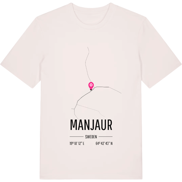 Manjaur karta t-shirt – t-shirt från PinShirt