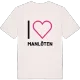 Jag älskar Manlöten t-shirt stort tryck