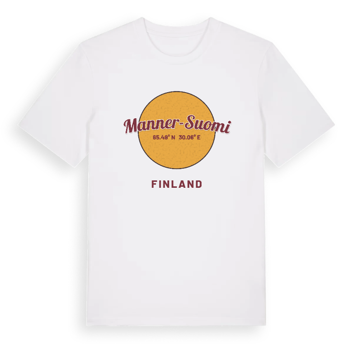 Manner-Suomi cirkel t-shirt – t-shirt från PinShirt