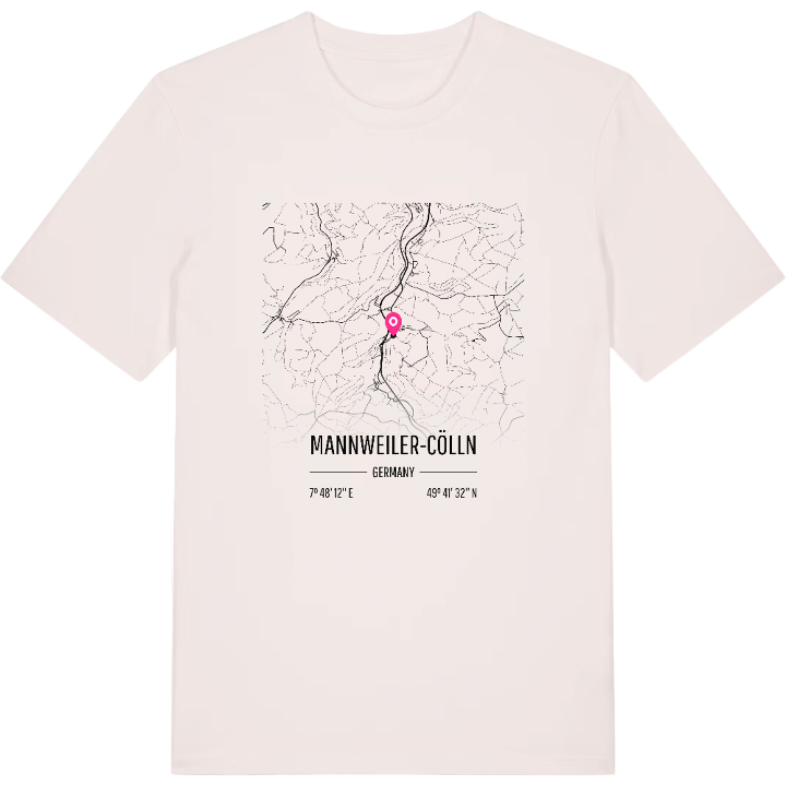 Mannweiler-Cölln karta t-shirt – t-shirt från PinShirt