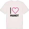 Jag älskar Manot t-shirt stort tryck