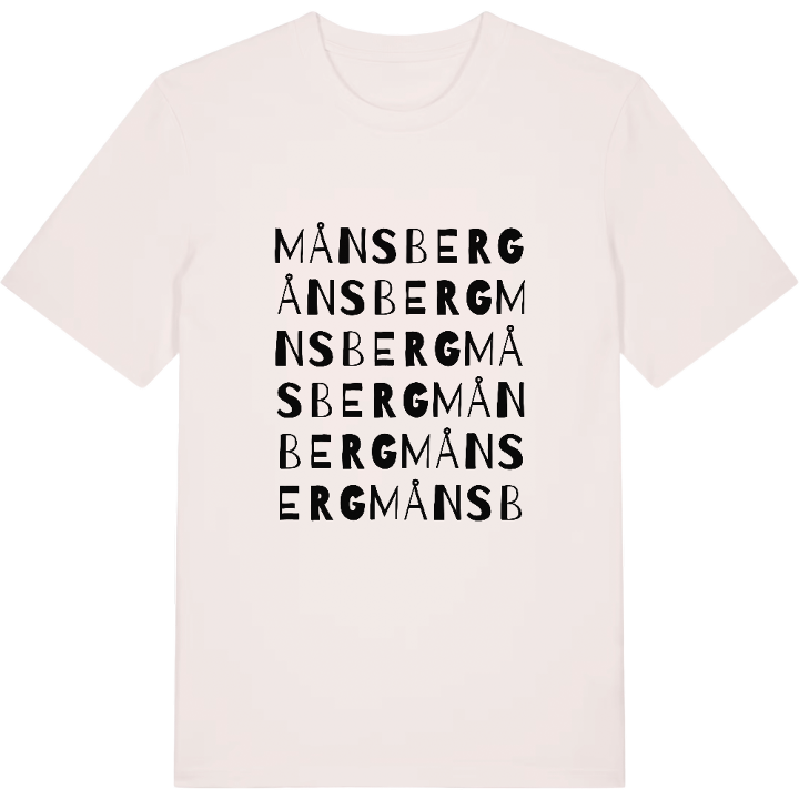 Månsberg ordlek t-shirt – t-shirt från PinShirt