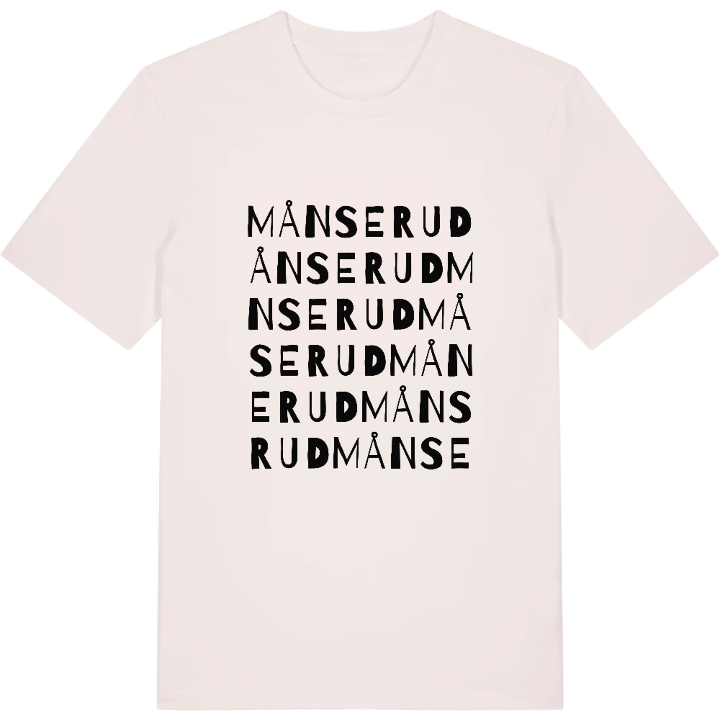 Månserud ordlek t-shirt – t-shirt från PinShirt