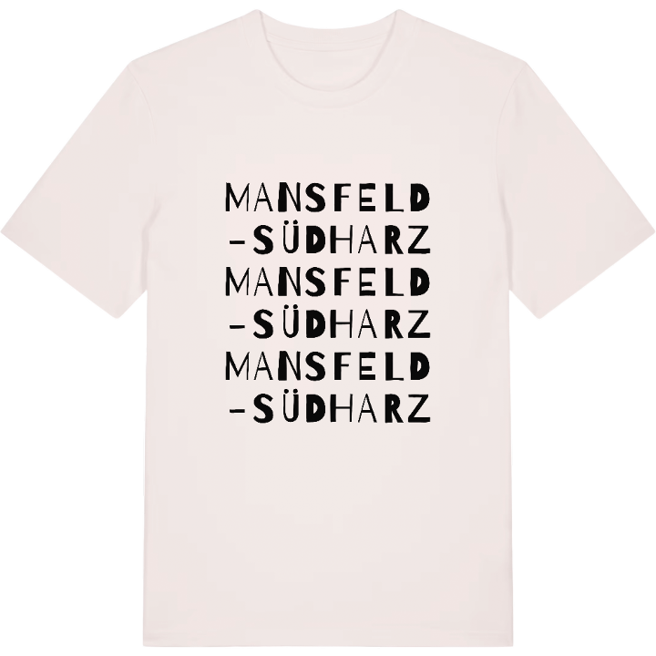 Mansfeld-Südharz ordlek t-shirt – t-shirt från PinShirt