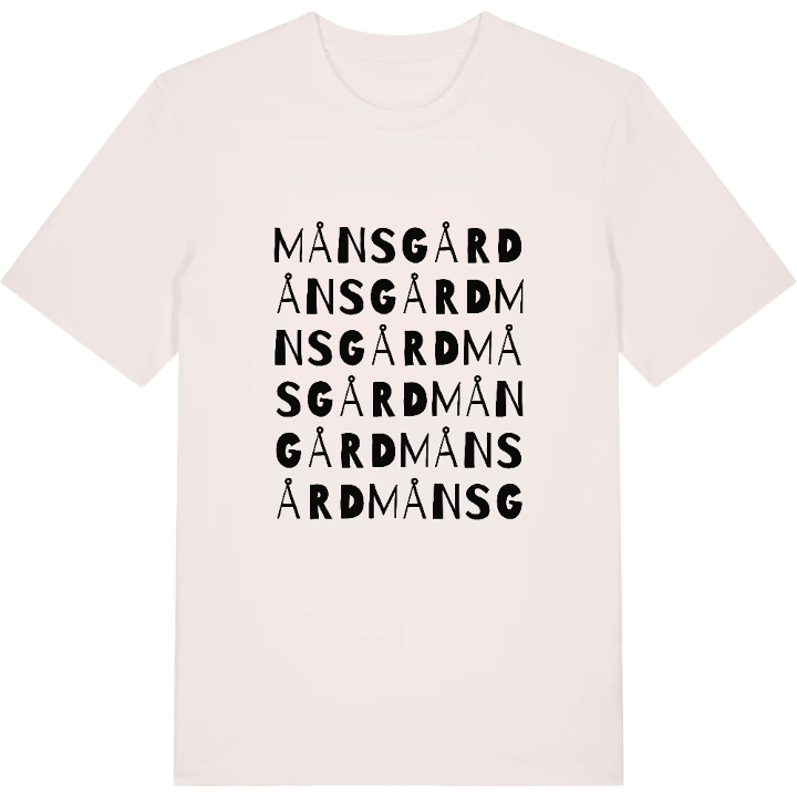 Månsgård ordlek t-shirt – t-shirt från PinShirt