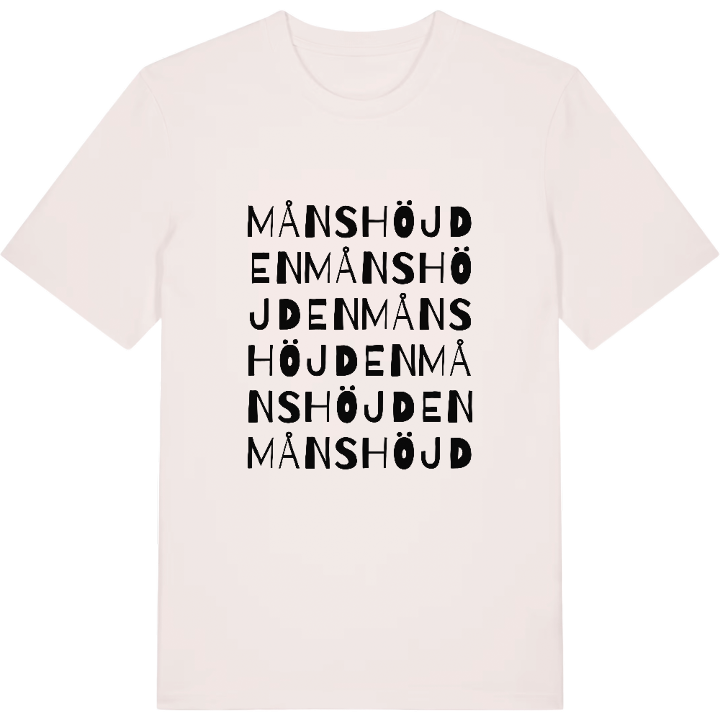 Månshöjden ordlek t-shirt – t-shirt från PinShirt