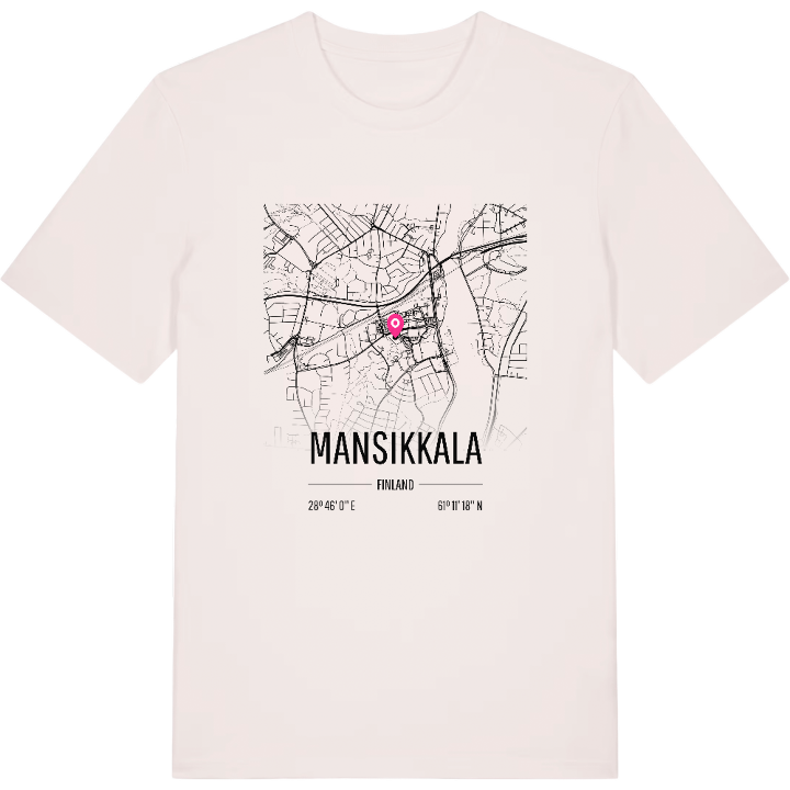 Mansikkala karta t-shirt – t-shirt från PinShirt
