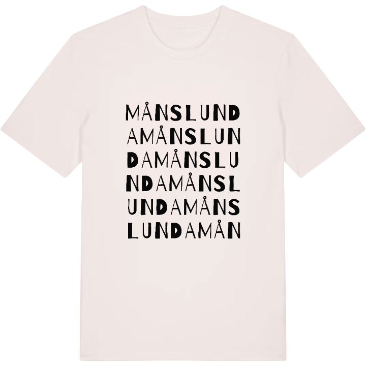 Månslunda ordlek t-shirt – t-shirt från PinShirt