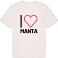 Jag älskar Manta t-shirt stort tryck