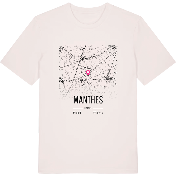 Manthes karta t-shirt – t-shirt från PinShirt