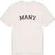 Many böjd t-shirt