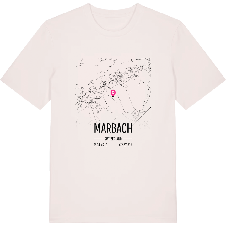 Marbach karta t-shirt – t-shirt från PinShirt