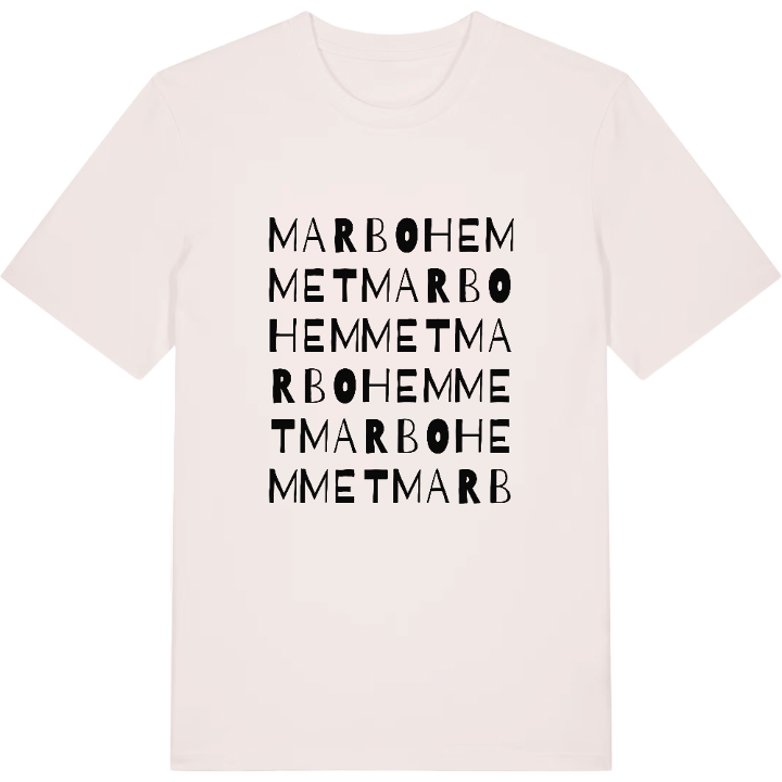 Marbohemmet ordlek t-shirt – t-shirt från PinShirt