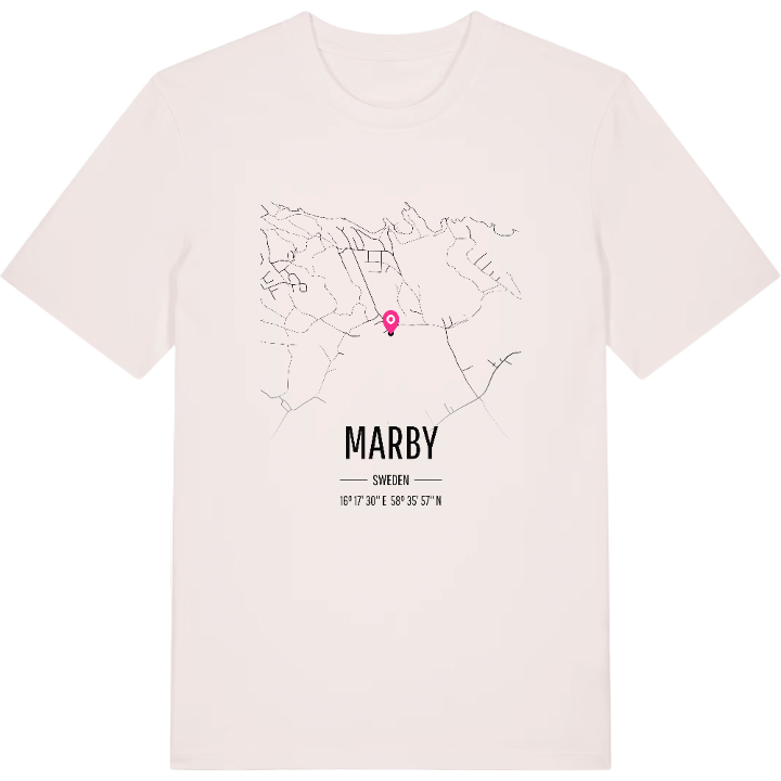 Marby karta t-shirt – t-shirt från PinShirt