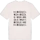 Marcelcave ordlek t-shirt