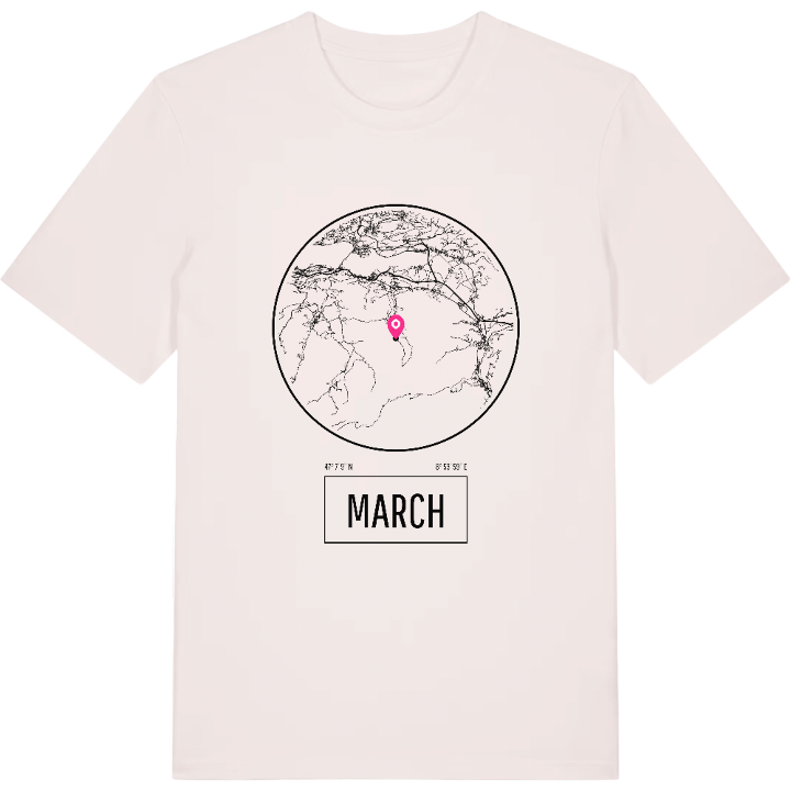 March t-shirt – t-shirt från PinShirt