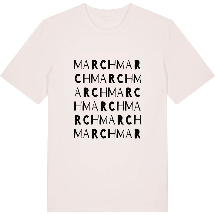 March ordlek t-shirt – t-shirt från PinShirt